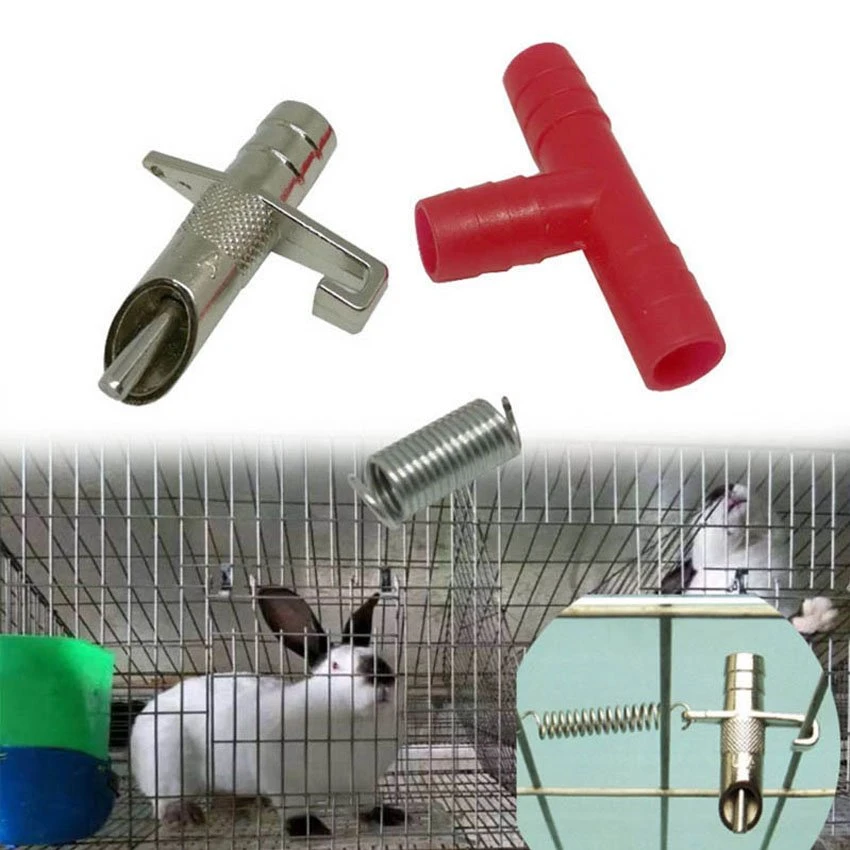 Application of nipple water drinker for rabbit